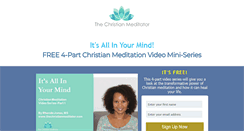 Desktop Screenshot of meditation4christians.com